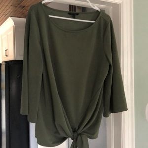 Banana republic olive green blouse
